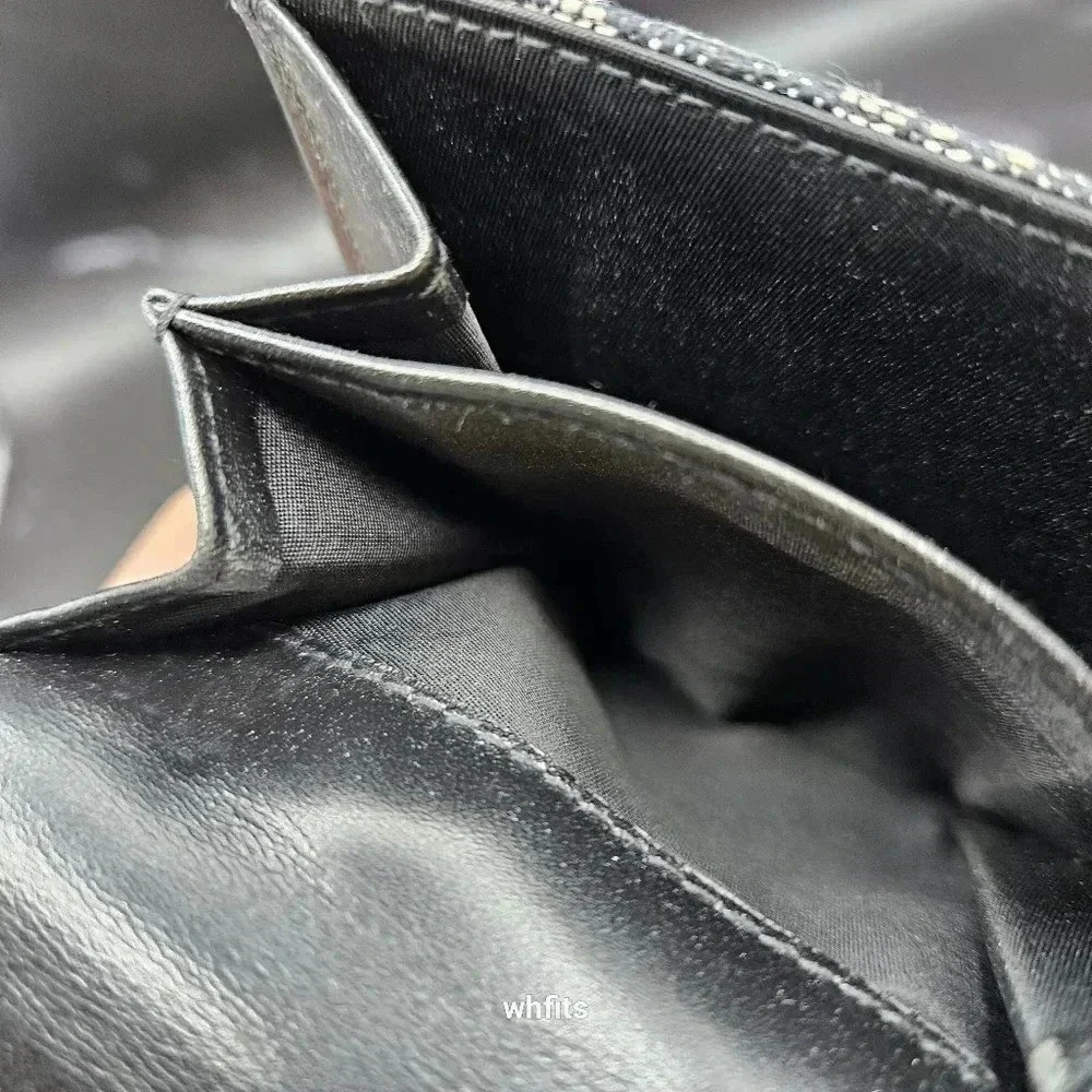 Christian Dior Trotter Canvas Trifold Wallet with dust bag and box. - Picture 9 of 13